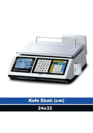 Cas CT100 B 30 Kg 5 Gr  Fiş Yazıcılı Terazi (Onaylı)
